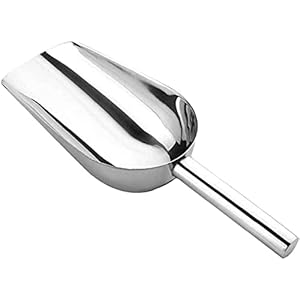 Edelstahl-Schaufel Edelstahl-Küchen-Utensilien-Schaufeln für Eiswürfel / Zucker / Mehl / Zucker / Kaffeebohnenmehl Buffet Trockengetreide Bar Werkzeuge Messlöffel 8-Zoll Nützlich und praktisch