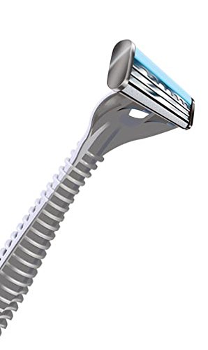 AccuTec Blades 75-0036 Triple Blade Pivot Razor, Individually Wrapped (Pack of100)