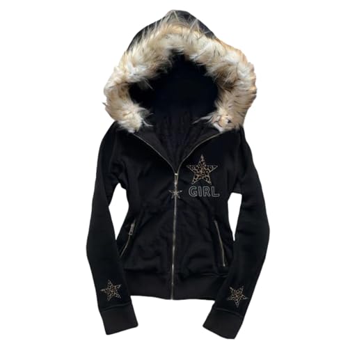 トップス 00s archive GAP fur zip hoodie Y2K fur zip up hoodie y2k - TikTok Shop