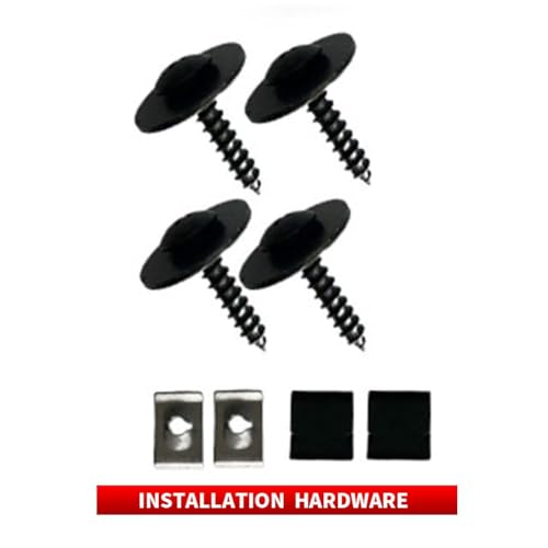 Image of RMOURTEKK Mud Flaps Compatible with Ford 2020-2015 F150 Without OEM Fender Flares Custom Front and Rear Mud Guard Set (4pcs Set)