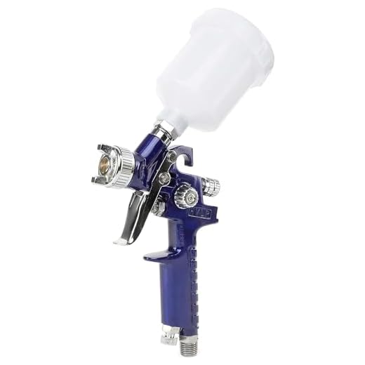 NEIKO 31207A HVLP Mini Gravity Feed Air Spray Paint Gun | 125 cc Plastic Cup | 1.0 mm Nozzle Size