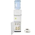 Top-Loading Water Cooler Dispenser with Hot & Cold Water - for 3- and 5-Gallon Bottles,550W Fast Heating & 75W Cooling,Child Safety Lock,Spill-Free Loading, for Home & Office Use