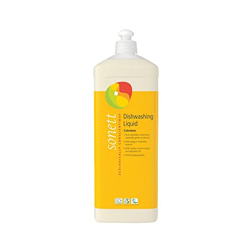 Image of Sonett Organic Dishwashing Liquid Calendula Certified Organically Grow 34oz (Pack of 6)