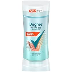 1 of Degree Antiperspirant Deodorant Stress Control 2.6 oz | 72-Hour Sweat & Odor Protection for Women with Body Heat Activated® Technology