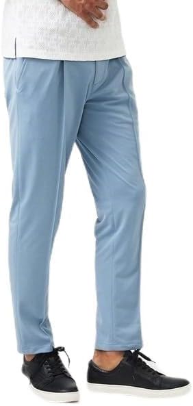 [ミッシェルクランオム] ドライタッチイージーパンツ ライトブルー 48