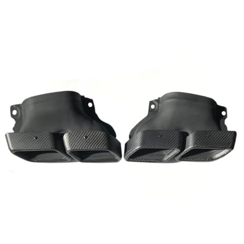 Punta de silenciador en fibra de carbono para Mercedes Clase C GLE con kit carrocería C63