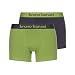 Produktbild bruno banani Herren Short 2er Pack Flowing Boxershorts, Mehrfarbig (Schlamm/Kiwi 4006), Medium