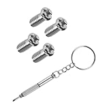 Glintbay フラットプラスネジ4個&多機能ドライバー1個セット RayBan RB3543/RB3476/RB3530/RB4175/RB8301/RB3016/RB3498サングラス用