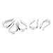 Aexit Stainless Steel Fall Protection 6mm Quality Wire Rope Cable Thimbles Silver Restraint Ropes & Lanyards Tone 5pcs