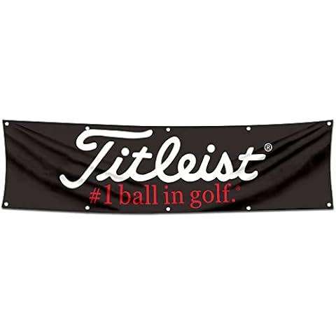 Hiuynn Golf sports Garage workshop Banner flag Work for Titleists Flag 2x8ft Garage Shop Wall Decor Flag Cover