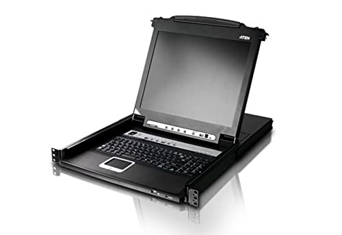 ATEN CL5708M ATA XG 8 Port CONMUTADOR KVM Consola LCD DE 17'' Negro