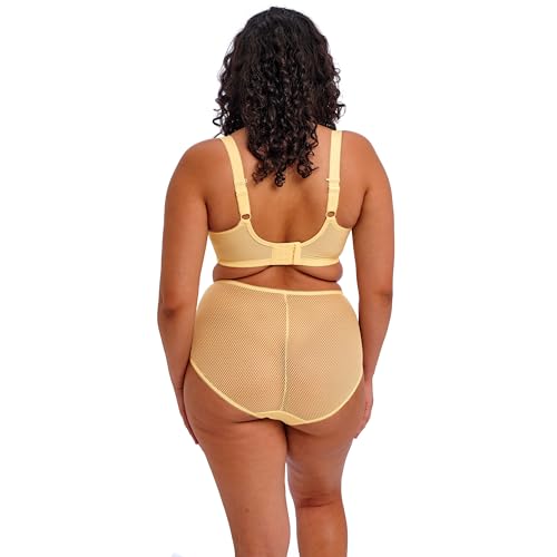 Image of Elomi Women's Charley Stretch Plunge Bra: Stretch Lace & Mesh, Racerback Option. Low Plunge UK Sizes D-JJ, US Sizes D-N