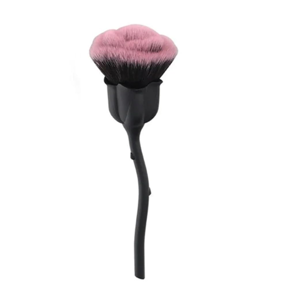 3D Flower Rose Nail Art Brushes Remove Nail Dust Brushes Acrylic UV Gel Cleaning Polish Powder Cleaning Tools