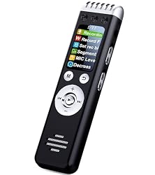 EZCOLORIS Digital Voice Recorder (64gb).
