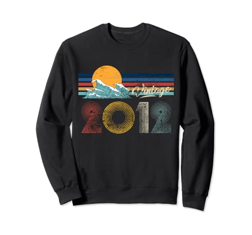 Retro vintage best of 2012 t awesome since birthday gifts Sudadera