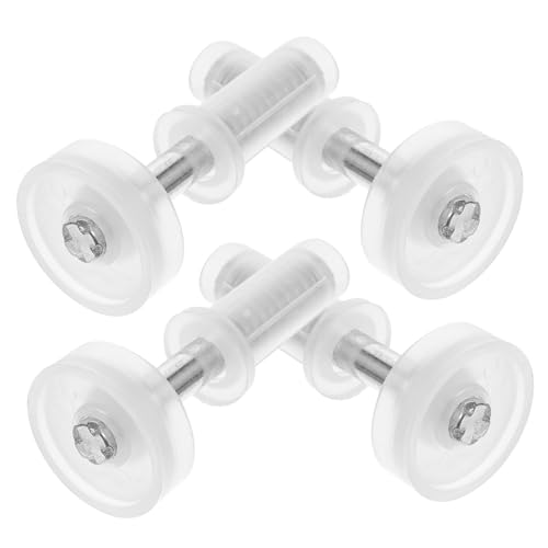 NUOBESTY Ferramenta Per Porte a Soffietto Per Armadi 4 Pezzi Cerniere in Acciaio Resistente Per Porte Doppie Apertura Stabile Pieghevoli