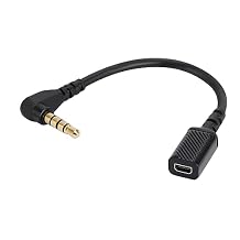 SteelSeries 3.5mm Audio Cable Adapter for Arctis 3/5/7/Pro, Compatible with Arctis 3/5/7/Pro Gaming Headsets, Good Conductivity Male to Female Conversion Cable, 0.12 meters