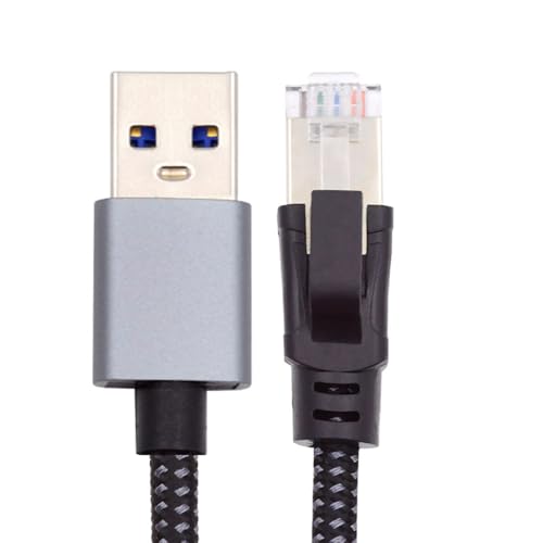 xiwai Cable de red USB a Ethernet USB 3.0 tipo A a , cable macho