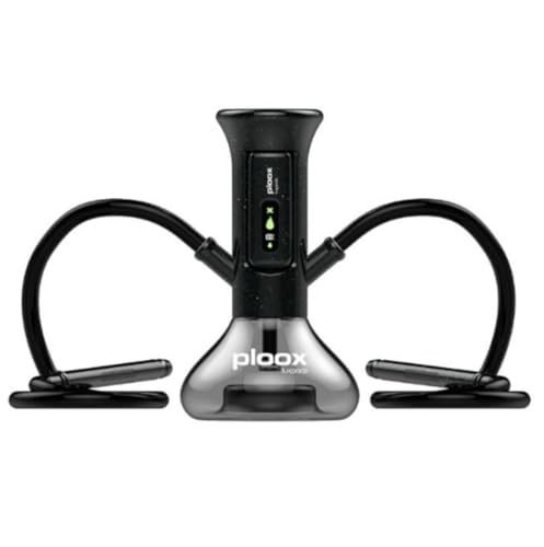 Ploox Portable Hookah with Light & Remote Control (Black)