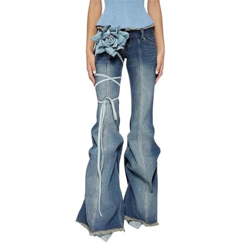 Women's Casual Retro Wide Leg Baggy Denim Trouser Korean Y2K Pants Harajuku High Waist Loose Jeans2