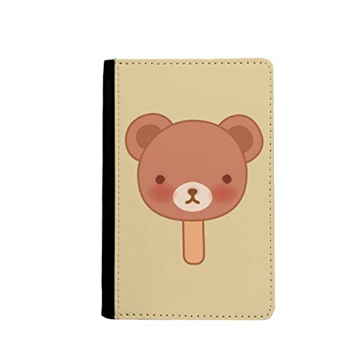 Étui portefeuille cartes passeport ours dessin animé voyage