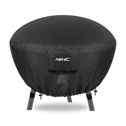 AWNIC Fire Pit Cover Round 48 inch