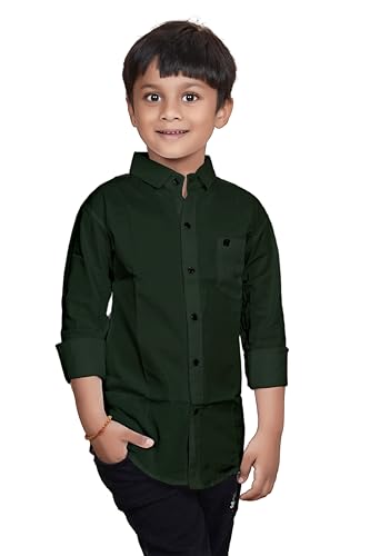 Image of Sky Pearl Boys Spread Collar Casual Full Sleeve Shirt