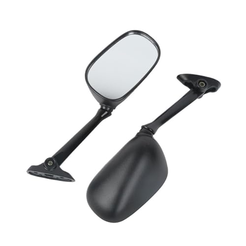 Espejos retrovisores para motocicleta GSXR con cristal gran angular para reducir puntos ciegos