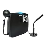 Geemarc LoopHEAR 102 - Induction Loop for Counter Areas and Other Public Premises - Allows for Smooth Communication with Hearing Impaired People in Crowded Places (LH102V2_BLK_I)