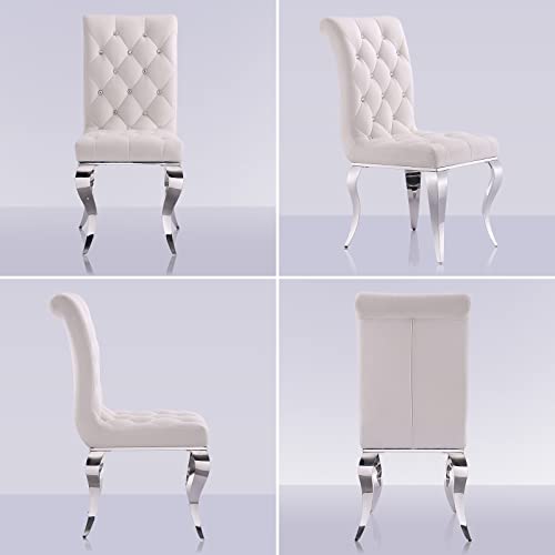 Luxury Velvet Dining Chairs Set