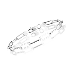 5mm Silver Paperclip Bracelet