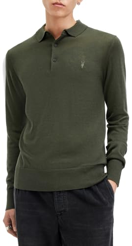 Men's Mode Merino Ls Branded Polo
