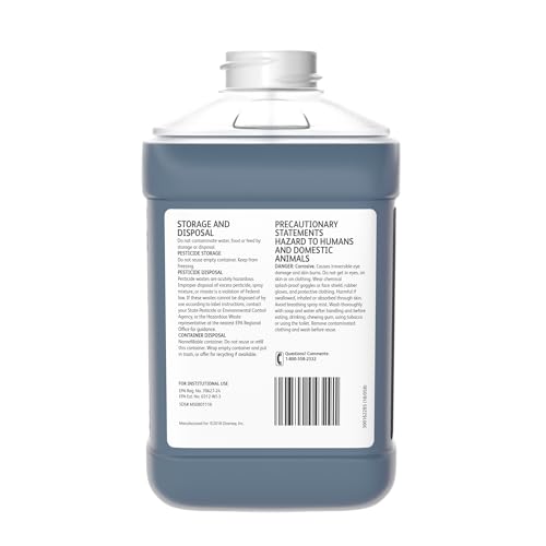 Image of VIREX Diversey II 256 Disinfectant Cleaner J-Fill Conc, 2.5 L | One Step Cleaning, Fast Contact Time, Controls Odors, Cost Efficient 1:256 Dilution, Multi Surface Use