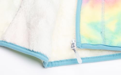 Image of LittleSpring Boys Girls Polar Fleece Jackets Fur Lined Zip Up Warm Winter Coat