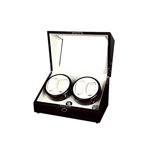 CAPXXIN Watch Winder Watch Winder Boxes Ebony Automatic Mechanical Watch Winder Rotación eléctrica Watch Winder Watch Box,A Needed