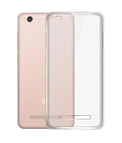 Image of COVERBLACK Rubber Back Cover for Mi Redmi 5A - Transparent