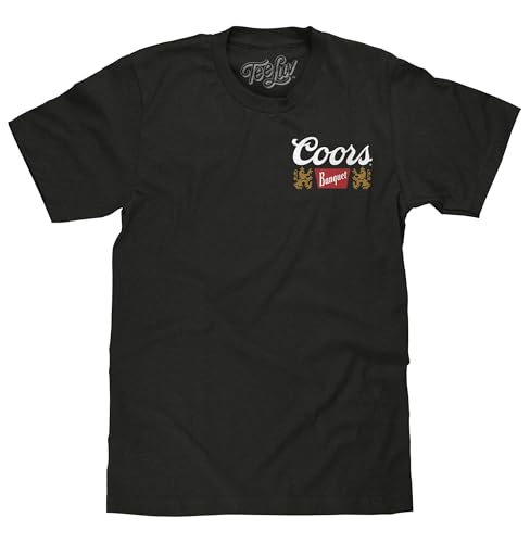Tee Luv Men's Coors Banquet Shirt - Golden Colorado Front and Back Beer Shirt