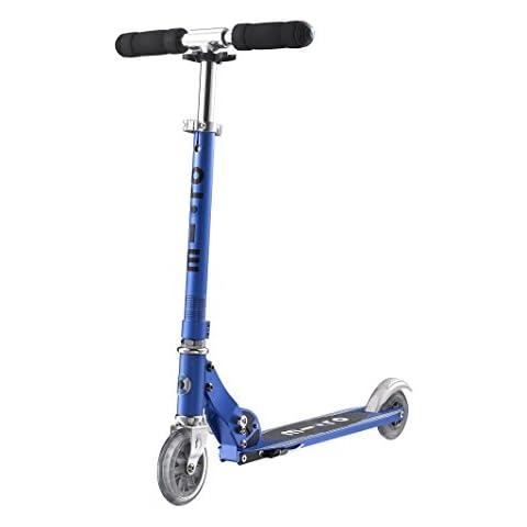 Micro Sprite, Patinete 2 Ruedas Plegable, 6 Años, 100Kg, Aluminio, Azul Zafiro Cover
