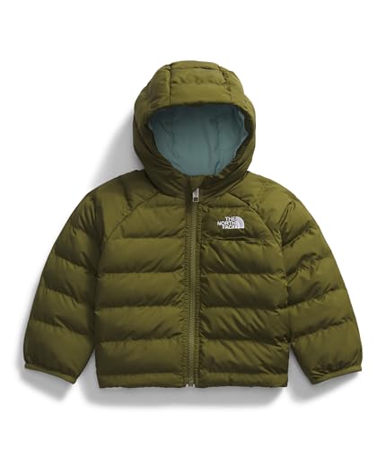 Image of The North Face Baby Reversible Perrito Hooded Jacket, 6M, Forest Olive