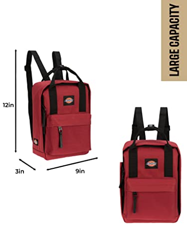 Image of Dickies Brooklyn Mini Backpack, Small Backpack Purse for Men and Women, Travel Shoulder Book Bag (Bloodstone)
