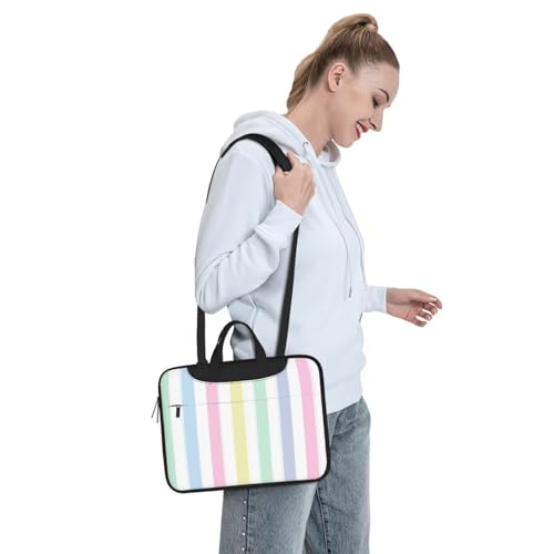 Maletín para portátil impermeable de 13 pulgadas con diseño rayas miniatura 3
