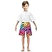 innewgogo Rainbow Fashion Leopard Toddler Baby Boy Girl Cotton Pull-On Shorts Elastic Waist Kids Pants Casual Jogger Shorts 3T