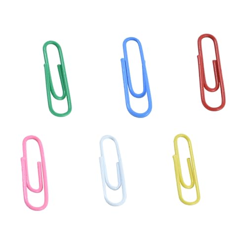 ACCO Vinyl Coated Coloured Paper Clips, 1-1/8-Inch Size, Assorted Colours, Box of 100 Clips (5050572522) image 4