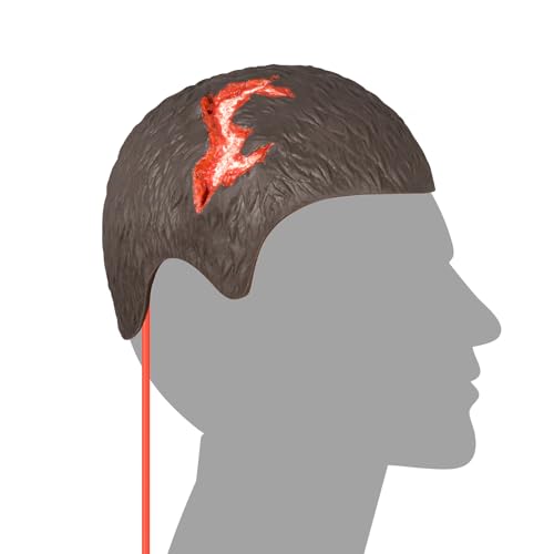 Image of Wearable Wound Packing Head Trainer Kit for Medical Training | Wearable Bleeding Control Training for Medical Students, First Aid,and Medical Classes, Brown