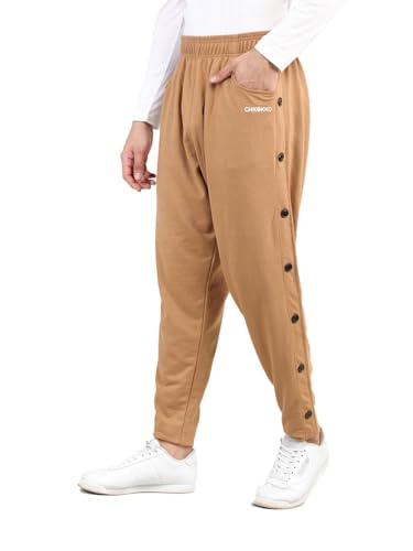 Image of CHKOKKO Men Casual Track Pant Gym Workout Lower with Pocket Camel XXL