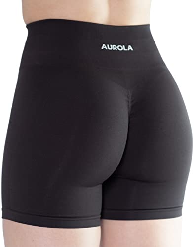 Image of AUROLA Intensify Workout Shorts for Women Seamless Scrunch Short Gym Yoga Running Sport Active Exercise Fitness Shorts