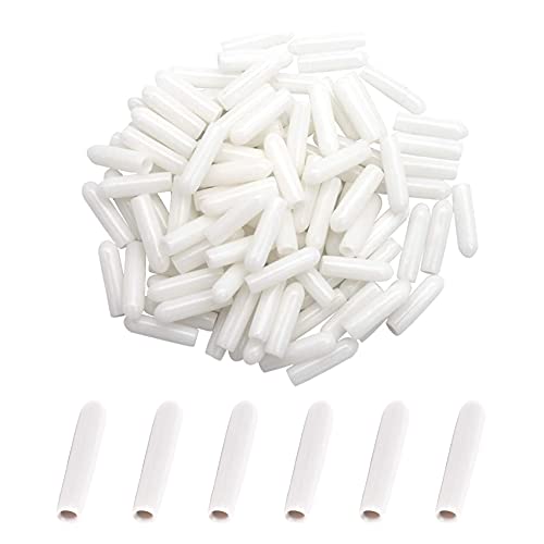 JeoPoom Tapas para Estante de Lavavajillas[100 Pack], Protector Lavavajillas, Válido para Todos Los Lavavajillas, Más Protección para Las Puntas de la Bandeja(Blanco)