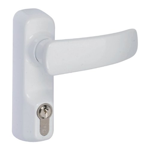 94011004T Manilla, Cilindro De Perfil Europeo Para Idea - Blanco En Oferta Cavers (Iseo) Hex-58256-Bc 94011004T-Mango De Muleta, Cilindro De Perfil Europeo Para Idea, Color Blanco