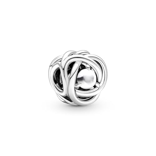 PANDORA True Red Eternity Circle Charm - Compatible Moments - Gift for Her - Made with Sterling Silver and Man-made Crystals - with Gift Box2