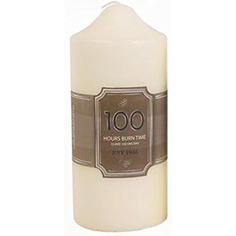 100 Hours Burn Time Overdipped Church Pillar Candle Cover